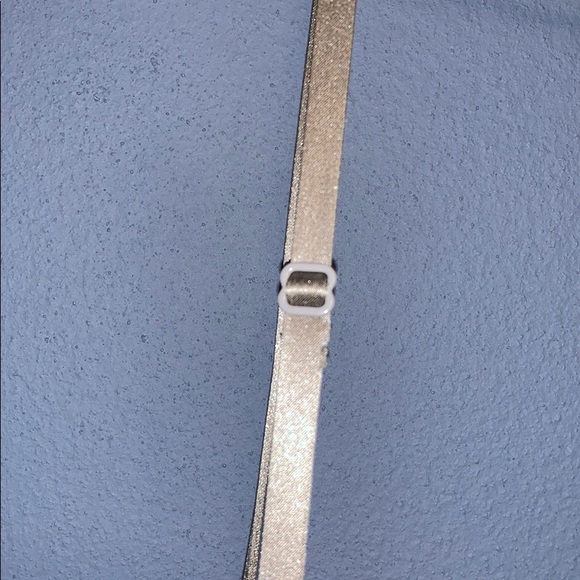 Silver Lace Cocktail Dress with Bow in back - Picture 7 of 8